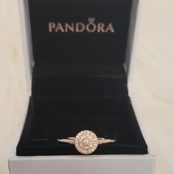 Pandora Radiant Elegance Ring in Rose Gold - Picture 6 of 8